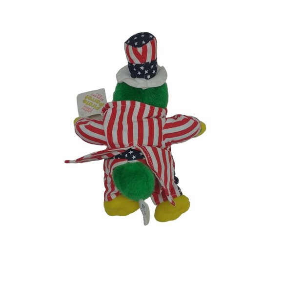Pittsburgh Pirates Mascot Parrot 8" Plush Beanie Patriotic Suit Limited Edition - Picture 5 of 7